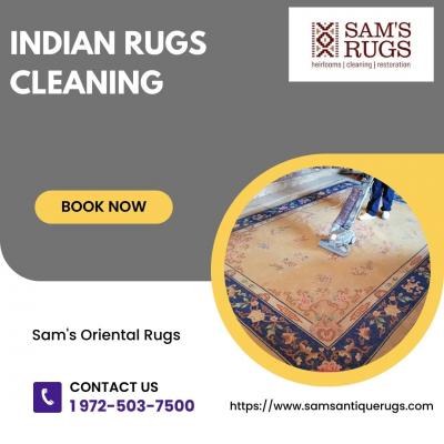 Sam's Oriental Rugs. is your source of Indian Rugs Cleaning.