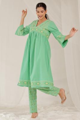 Lounge Coord Sets for Women - Pink Cactii - Jaipur Clothing