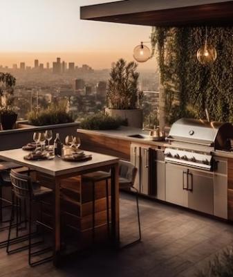 Connect with Burton Living for the Best Outdoor Kitchen Designs