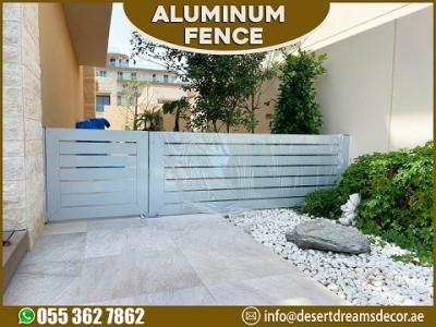 Aluminum Privacy Fences Dubai | Wall Mounted Slatted Panels Dubai. - Abu Dhabi Decoration