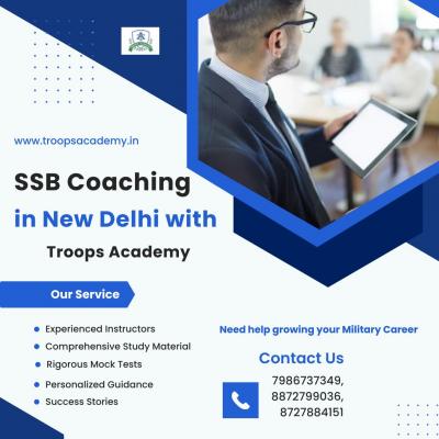 SSB Coaching in New Delhi with Troops Academy - Delhi Tutoring, Lessons