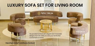 Elegance Redefined: Luxury Leather Sofa Set