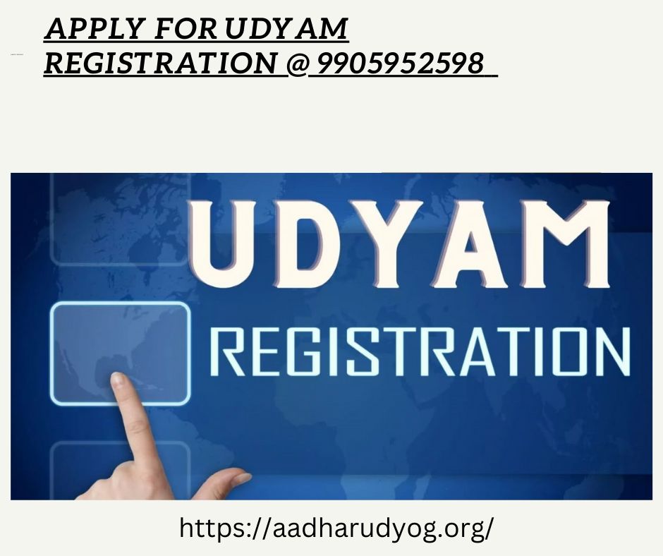 APPLY FOR UDYAM REGISTRATION @ 9905952598 - Delhi Other