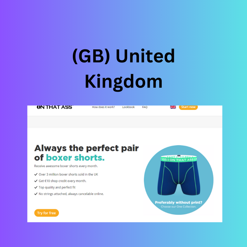Subscribe to Your Boxer Trial!( On That Ass ) - London Clothing