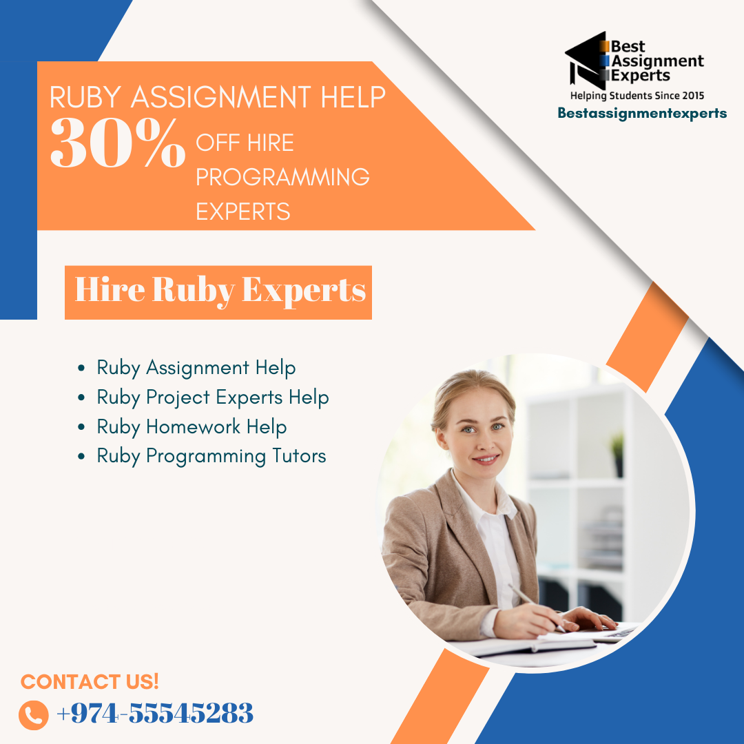 Ruby Programming Assignment Help - Brisbane Tutoring, Lessons