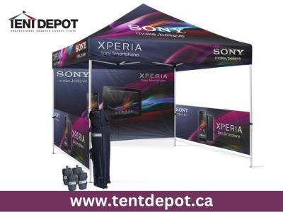 Elevate Your Presence with Logo Canopies 