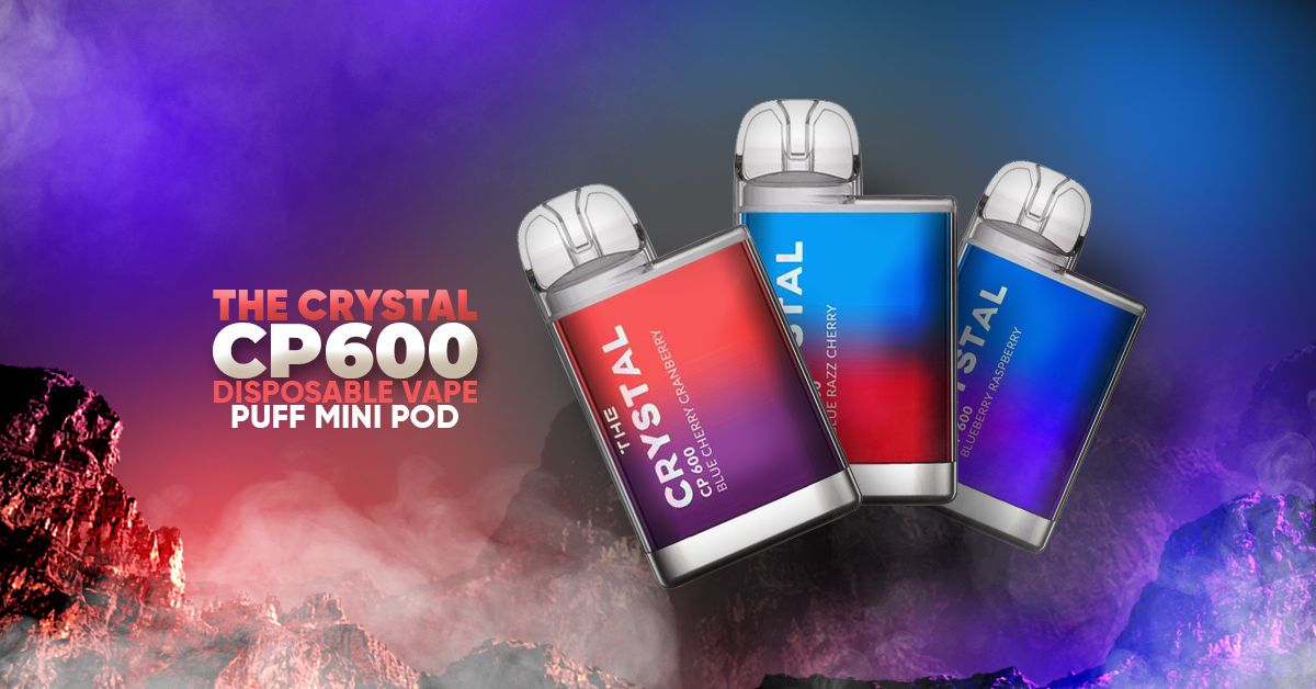 The Crystal CP 600 Disposable Vape Puff Mini Pod in the UK