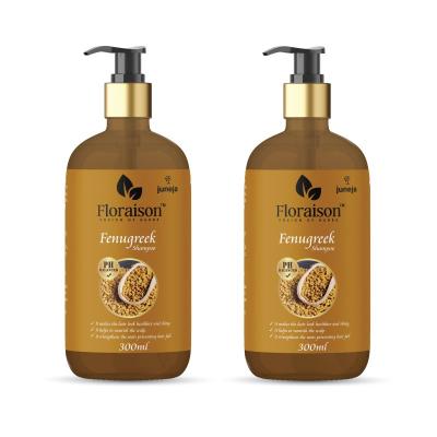 Floraison Ayurvedic Fenugreek Seeds Shampoo 300ML Combo (Pack of 2)
