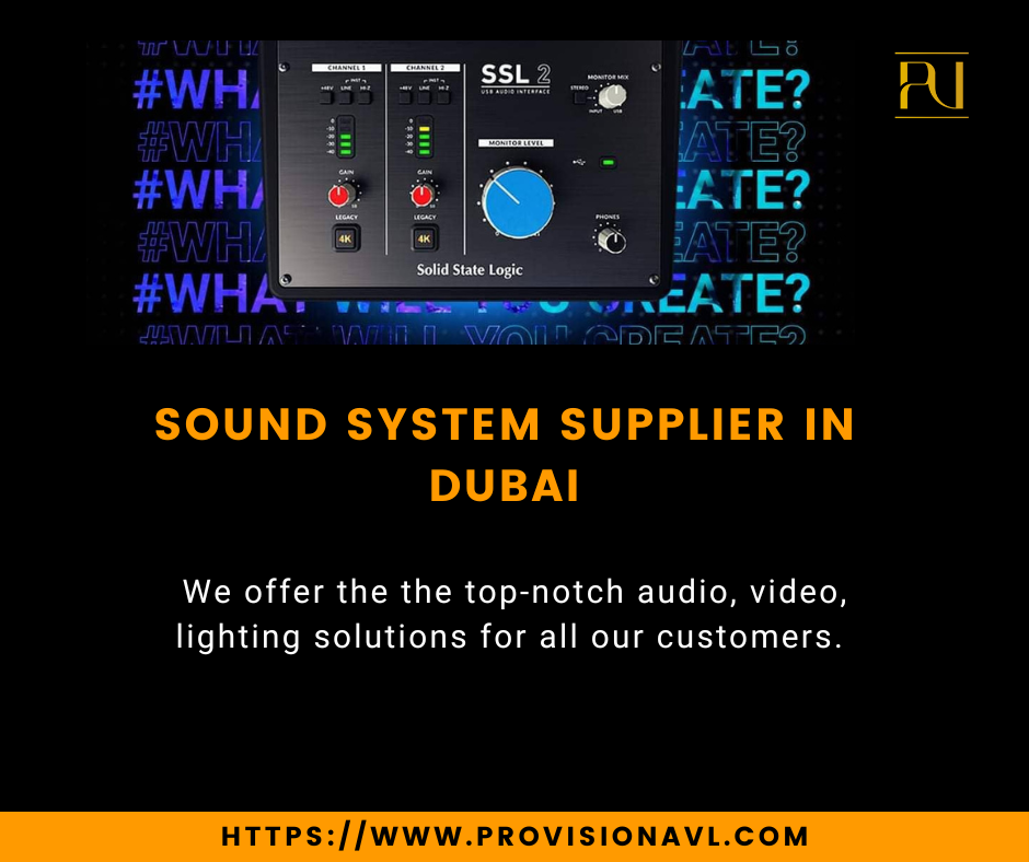 Audio visual equipment supplier in Dubai - Dubai Other