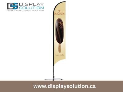Soar High with Impact Unveil Your Brand with Flag Banners  - Toronto Professional Services