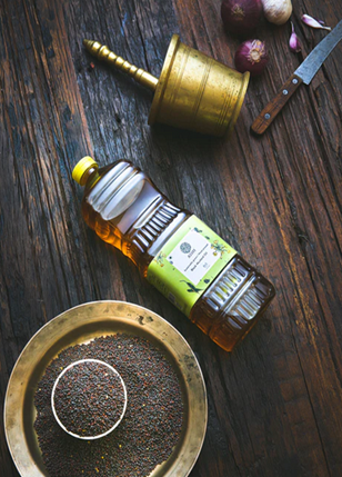 Buy Organic Black Mustard Oil at afordable Price - Agra Other