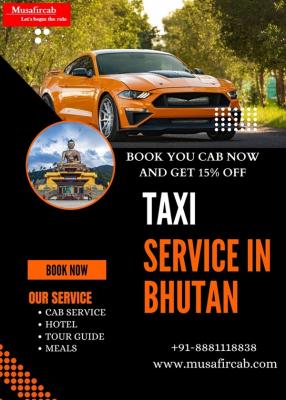 Cab Service in Bhutan, Taxi Service in Bhutan