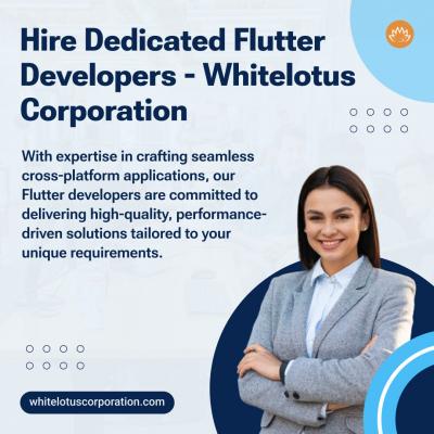 Hire Dedicated Flutter Developers - Whitelotus Corporation