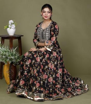 Cotton Anarkali Suit Set | Bandiwal.com - Jaipur Clothing