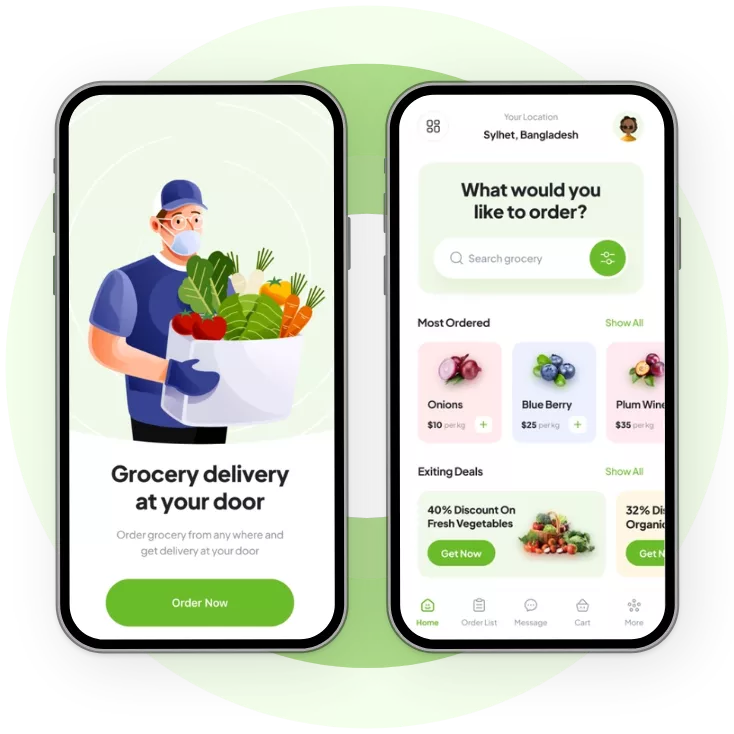 Grocery Delivery App Development Services - Ahmedabad Computer