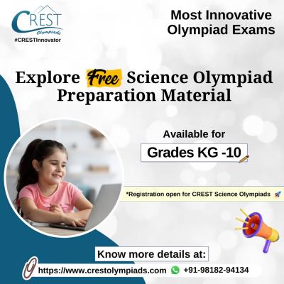 Preparation Material of CREST Science Olympiad for Class KG to 10th - Delhi Tutoring, Lessons