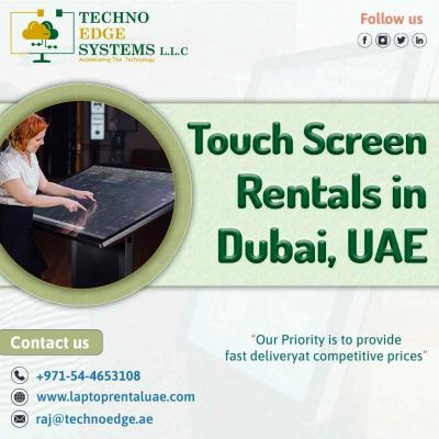 Touch Screen Rentals to Make your Events Successful in UAE - Dubai Computer