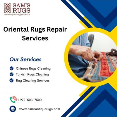 Discover the Oriental Rugs Repair Services - Sam's Oriental Rugs  - Dallas Other