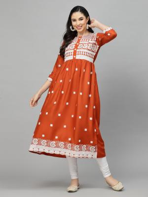 Stylish Flared Kurta Styles for Women  - Jaipur Clothing