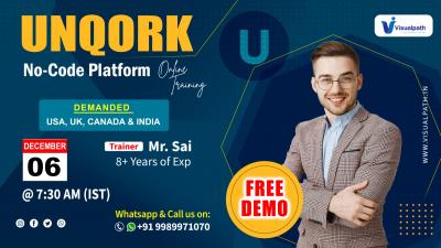 Unqork Training in Hyderabad Free Demo Online | Visualpath