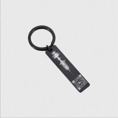 Music Sound Wave Keychain | Audio sound wave