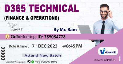 D365 Technical (F&O) Online Training New Batch - Hyderabad Professional Services