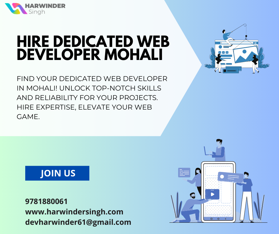 Hire Dedicated Web Developer Mohali