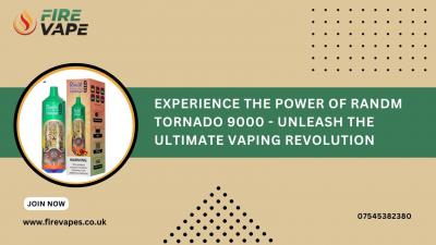 Experience the Power of Randm Tornado 9000 - Unleash the Ultimate Vaping Revolution - Manchester Electronics