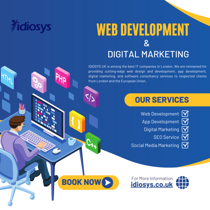 Web Development Company In London | Top IT Companies In London | Idiosys UK - London Computer