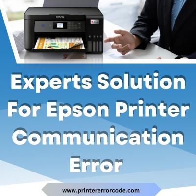 Solved: Epson Printer Communication Error 