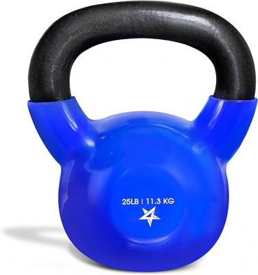 Yes4All Kettlebell Vinyl Coated Cast Iron – Great for Dumbbell Weights Exercises, - Delhi Tools, Equipment