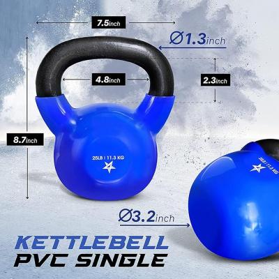 Yes4All Kettlebell Vinyl Coated Cast Iron – Great for Dumbbell Weights Exercises, - Delhi Tools, Equipment