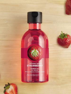 Indulge in Sweet Bliss with The Body Shop Strawberry Shower Gel!