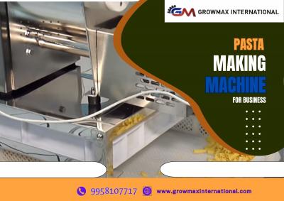 Growmax International: Amazing Pasta Making Machine Manufacurer in Noida. 