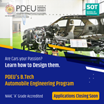 Pursue Automobile Engineering from the Best University of Gujarat