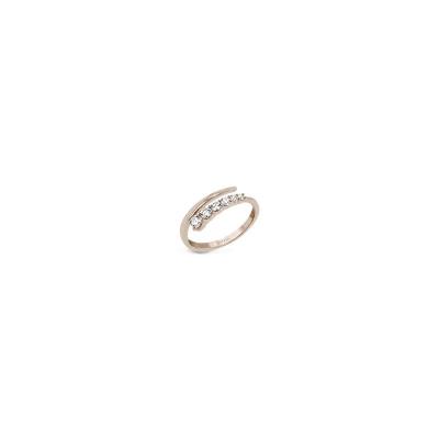 Buy Simon G 18K Rose Gold Right Hand Ring with Graduating Diamonds