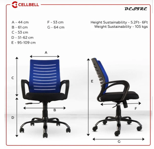 Office Chairs by CellBell: Elevate Your Workspace with Signature Comfort - Mumbai Furniture