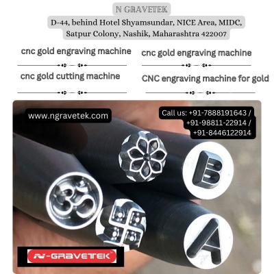 N Gravetek's CNC Gold Engraving Precision