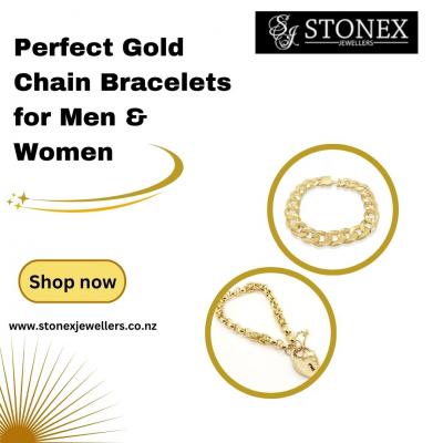 Discover the Perfect Gold Chain Bracelets|Stonex Jewellers - Auckland Jewellery