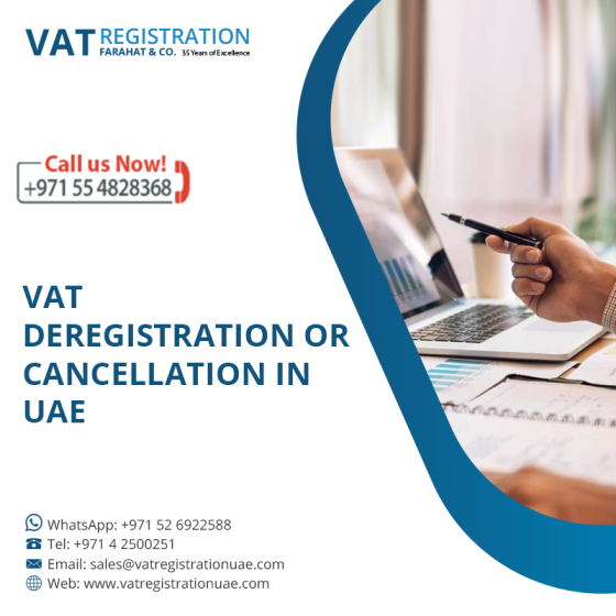 Deregistration (VAT, Excise, VAT Group, Designated Zones) - Dubai Other