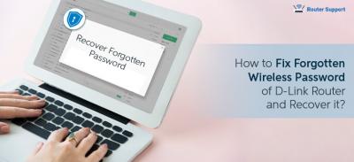 Forgotten Wireless Password of D-Link Router and Recover it