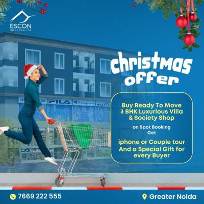 🎄 Christmas Offer: 3 BHK Luxurious Villa & Society Shop and Get a Special Gift!