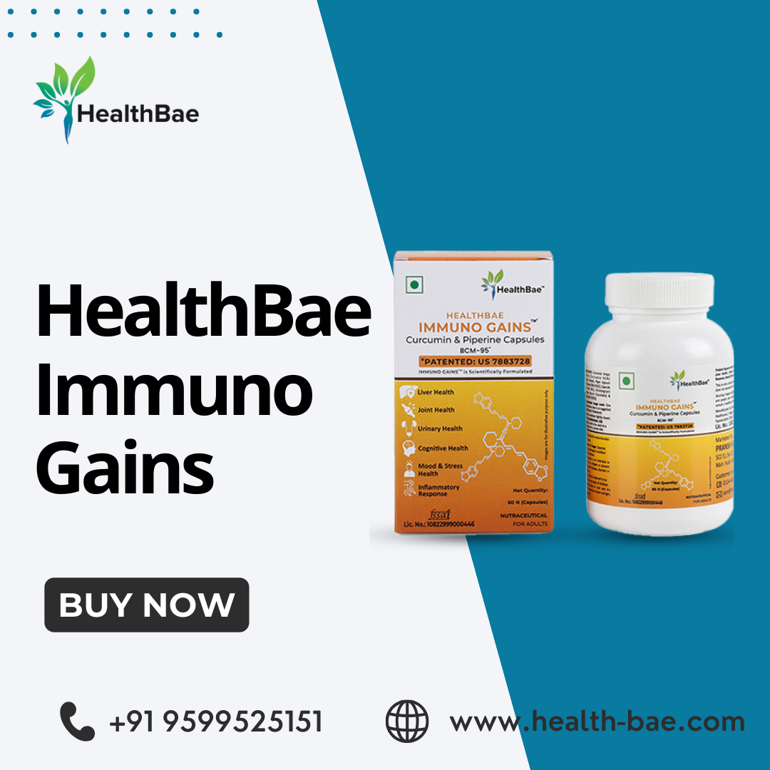 Best Immunity Booster Supplement in India – HealthBae Immuno Gains