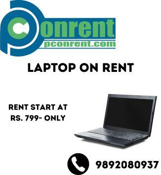  Laptop On Rent Starts At Rs.799/- Only In Mumbai