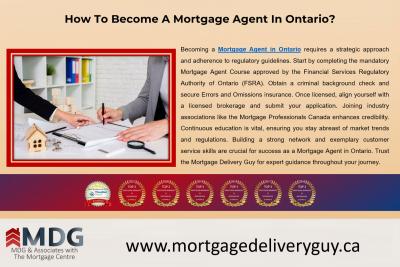How To Become A Mortgage Agent In Ontario? - Mortgage Delivery Guy - Mississauga Other