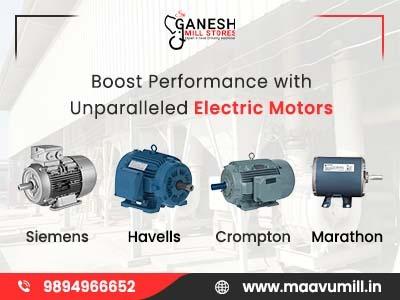 Leading Supplier of Electric Motors in Coimbatore