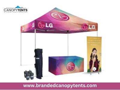 Unique Magnificence Customized 10 x 10 Pop Up Canopy with Your Logo Graphics - Washington Professional Services