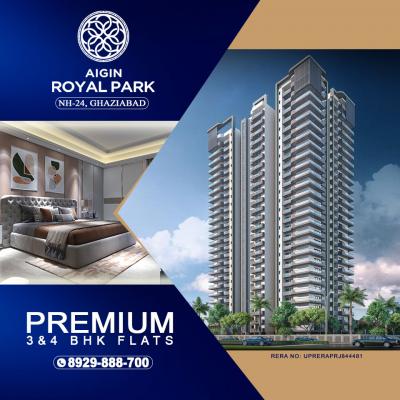 Explore 3/4 BHK Apartments At Aigin Royal Park In Ghaziabad | Call @ 8929888700