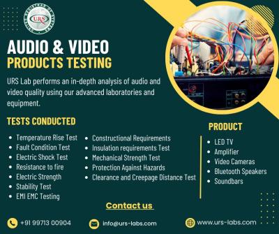 Audio and Video Product Testing Labs Lucknow - Lucknow Other