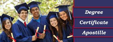 Degree Certificate Apostille For Visa In India